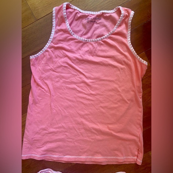 Carole Hochman Women's Peach Coloured Short Pajama Set - Picture 4 of 12